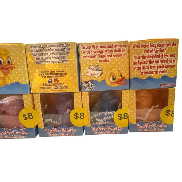 Rubber Ducky Goat Milk Soap Duck Fresh & Fun Bath Bars By Old Town Soap Co. - Picture 4 of 5